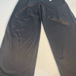 Zara Wide-Leg Black Trousers